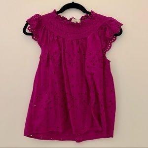 🦄 LOFT Eyelet Top